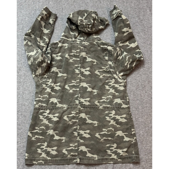 Universal Thread Womens Camo Jacket Green Camouflage Hooded Coat - Size XXL - Picture 3 of 8